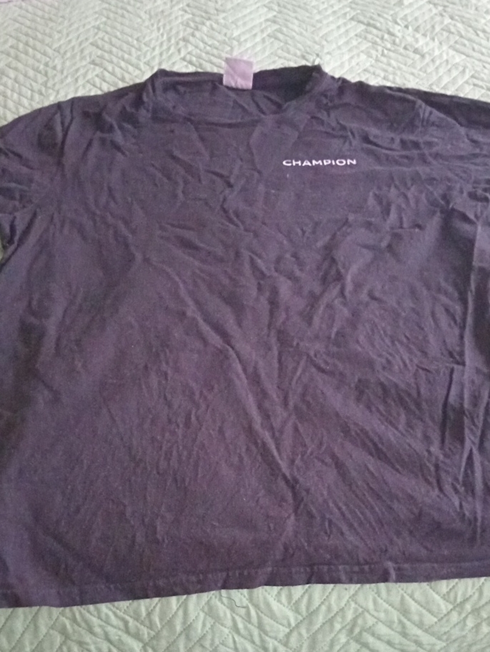 Champion Men’s Black Short Sleeve Logo Tee